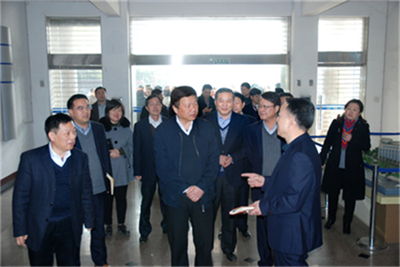 岳陽(yáng)市委書記卿漸偉來公司調(diào)研